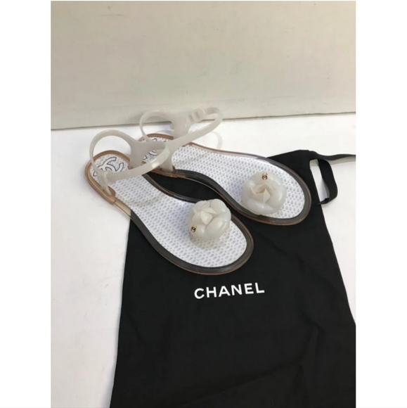 Authentic Chanel Camellia Sandals - Picture 8 of 8